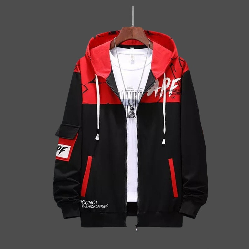 Stylish Color Combined Hoodie image