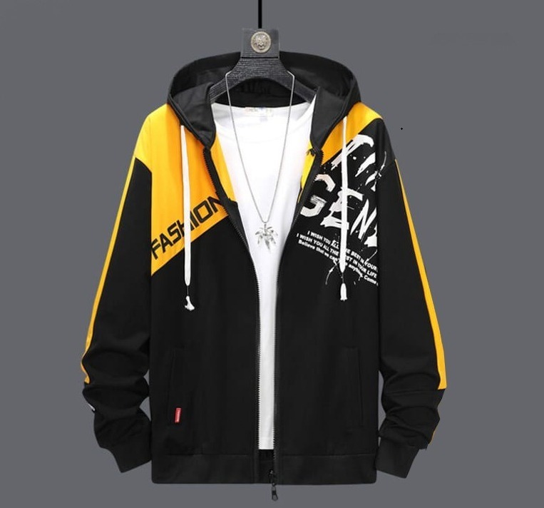 New Stylish Ziper Type Hoddie For Man image